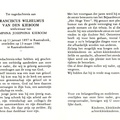 Franciscus Wilhelmus van den Kieboom- Dymphna Josephina Kieboom